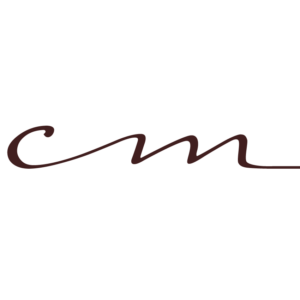 Trazo marrón ondulado sobre fondo negro